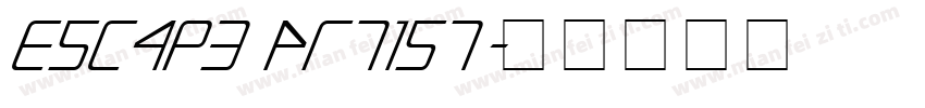 Escape Artist字体转换